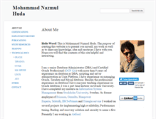 Tablet Screenshot of nazmulhuda.info